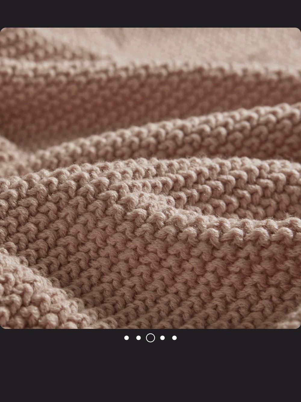 Soft Knit Throw Blanket